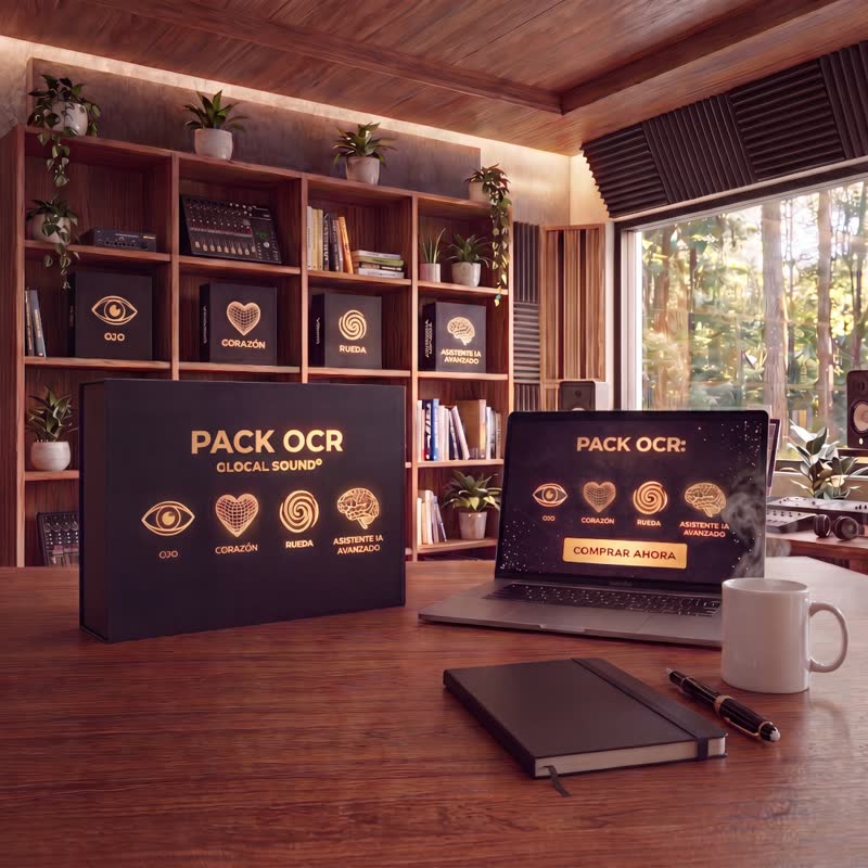 Pack OCR — Glocal Sound: OJO, CORAZÓN, RUEDA y Asistente IA Avanzado